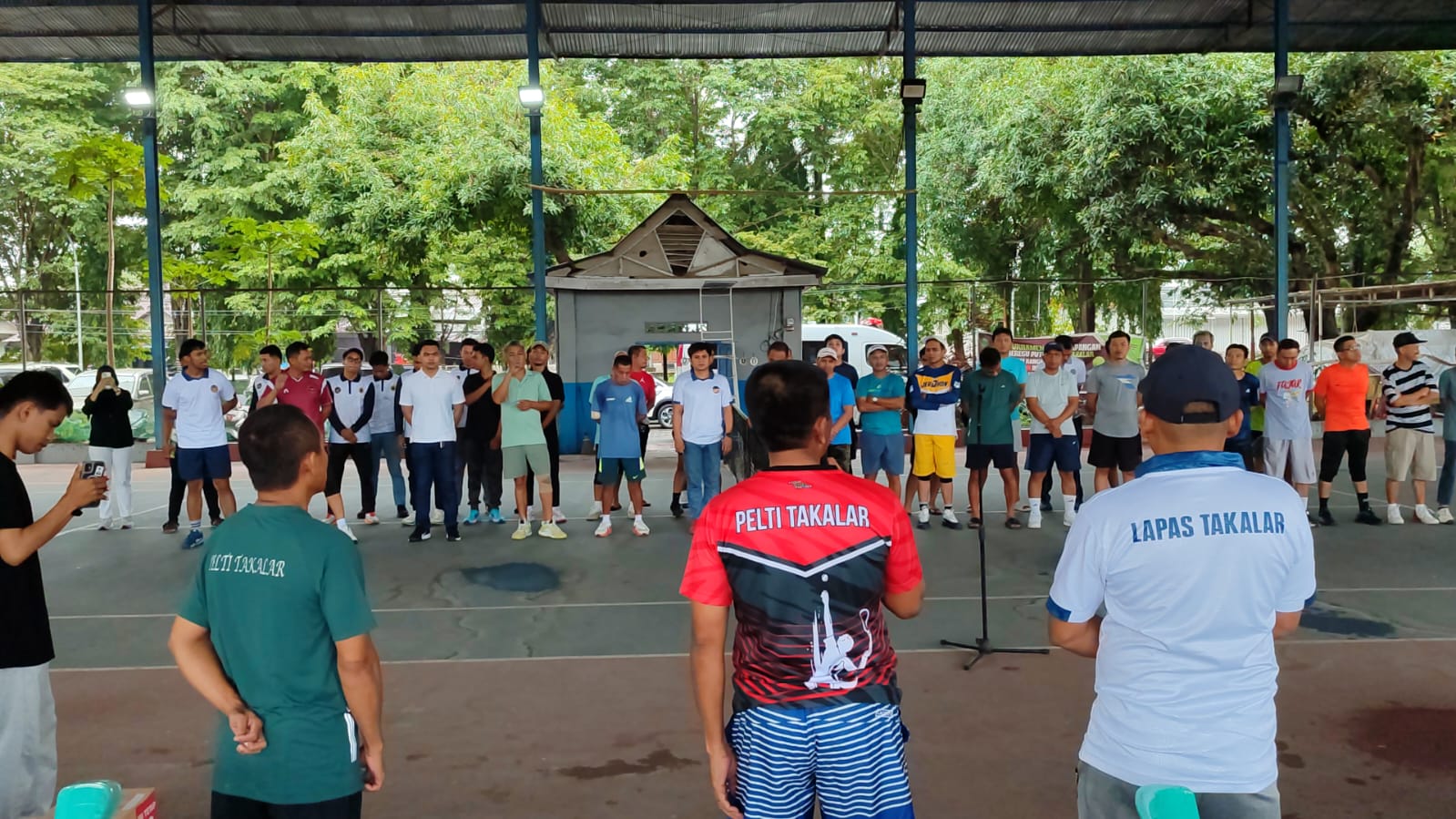 Silaturahim Akhir Tahun, Lapas Takalar Gelar Turnamen Tennis Lapangan