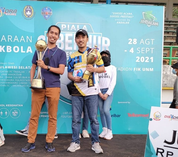 Ketua ASKAB PSSI Takalar Apresiasi Bagatak FC